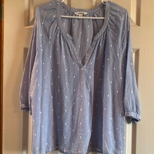 Old Navy Blue Women's Tunic
3/4 sleeve